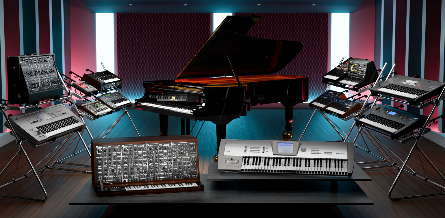 Korg Collection 6 suma Trinity, PS-3300, y pianos SGX-2